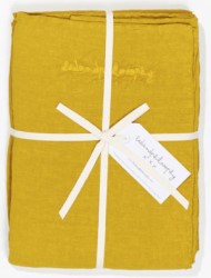 Bed and Philosophy Linen Duvet cover Curry 1